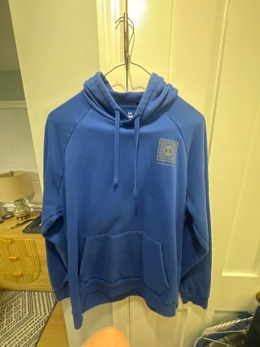 Under Armour Navy Hoodie Quarter Zip Mens Large